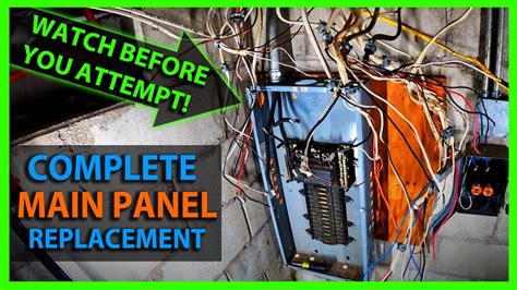 replacing main electrical panel